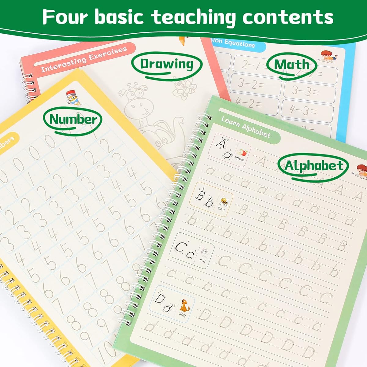 Magic Practice CopyBook - Teach Your Child to Write with Ease