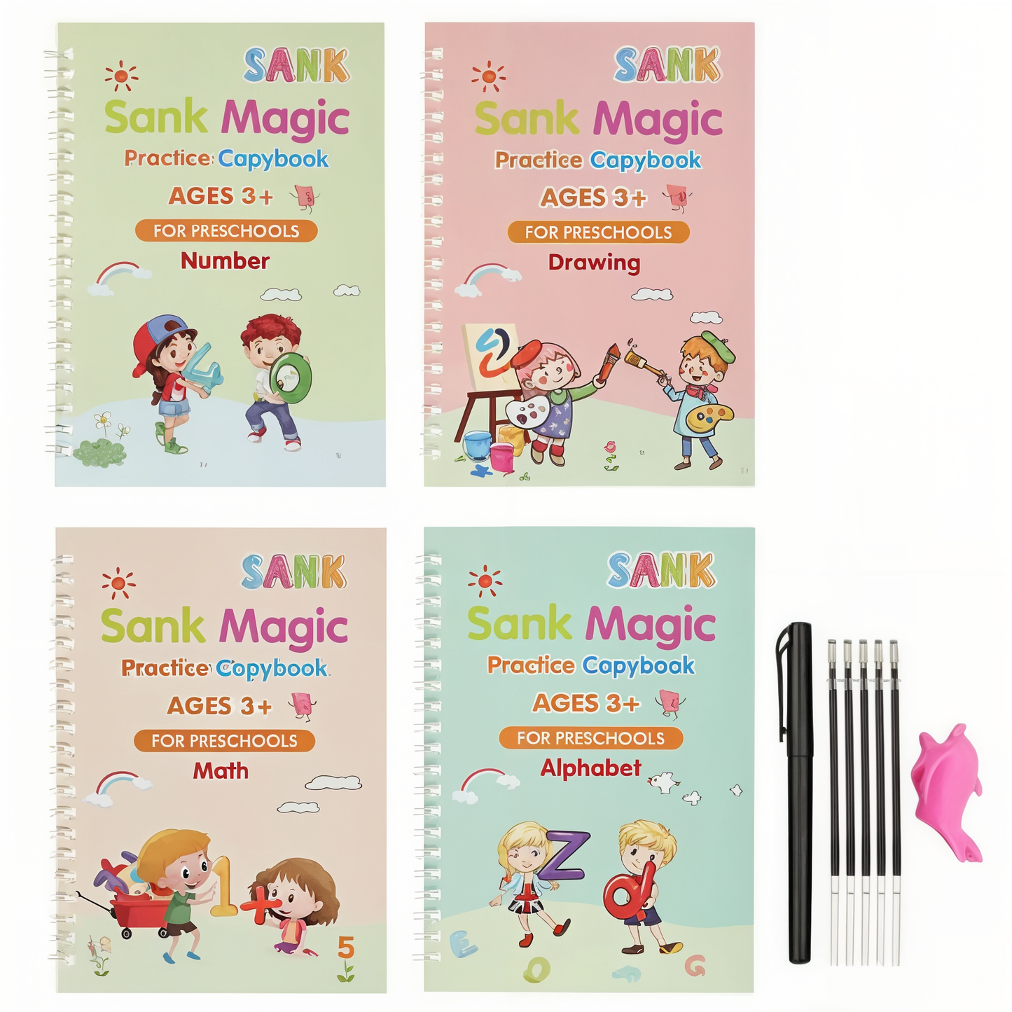 Magic Practice CopyBook - Teach Your Child to Write with Ease