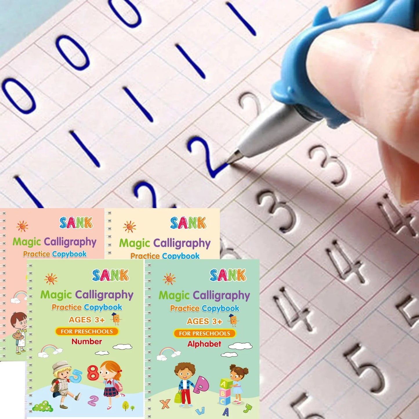 Magic Practice CopyBook - Teach Your Child to Write with Ease